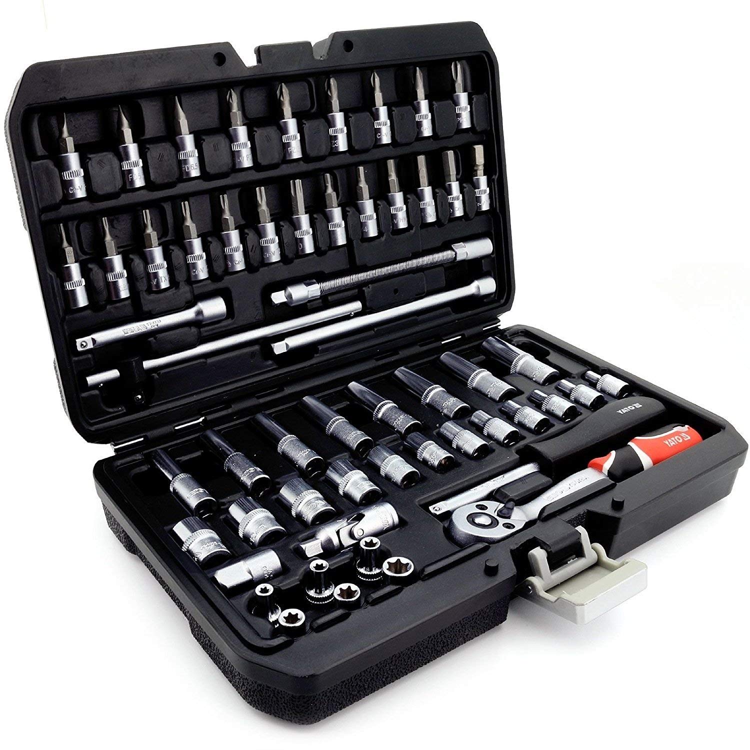 Amazon.com: 'Yato yt-14501 – SOCKET SET 1/4 56pcs : Tools & Home